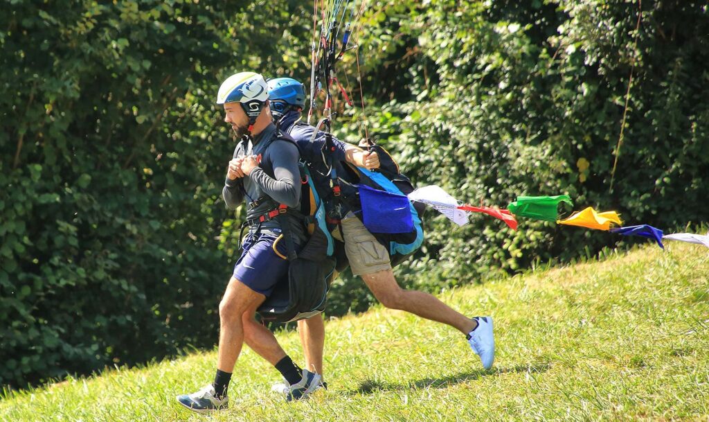 Baptême de parapente zen