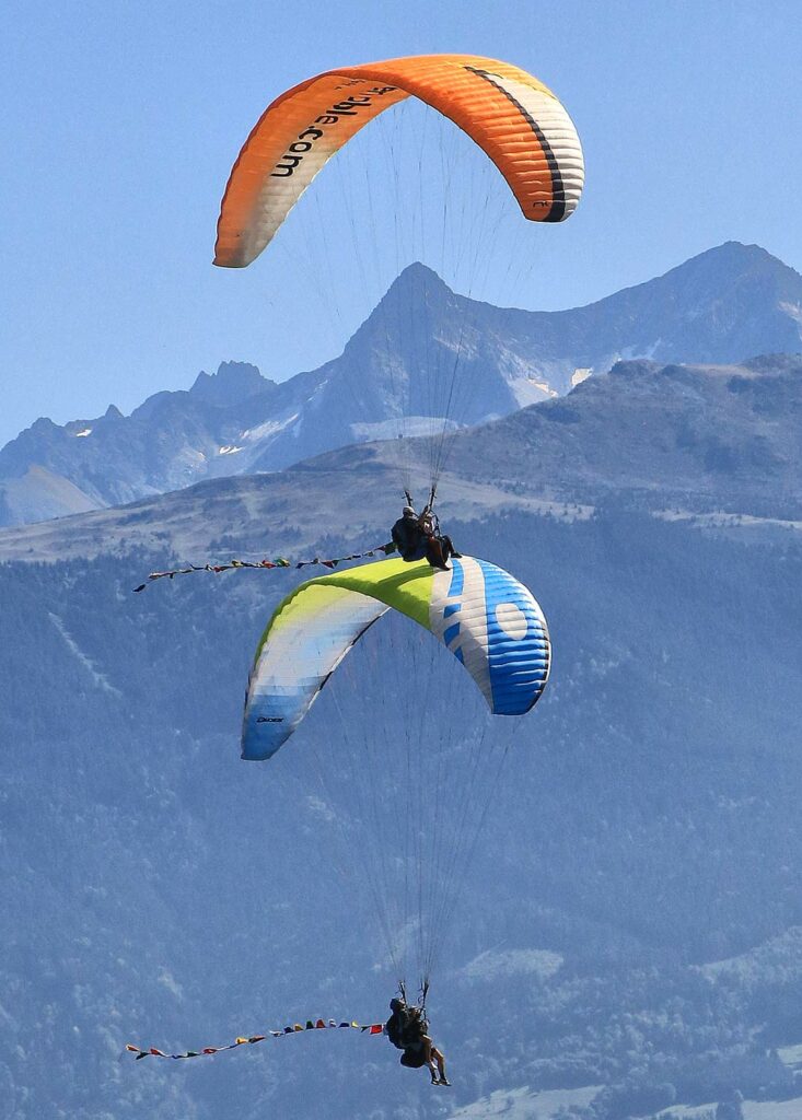 Baptême de parapente Duo proche de Lyon